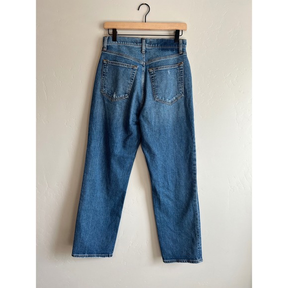 Abercrombie & Fitch Womens Straight Leg High Rise Stretch Jeans Size 29 - Picture 7 of 7